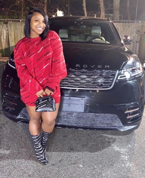 Regina Carter, Reginae Carter, Red And Black Outfits, Lounge Outfits, Slay Outfits, Cute Lazy Outfits, Lazy Outfits, Chill Outfits, Mink Eyelashes