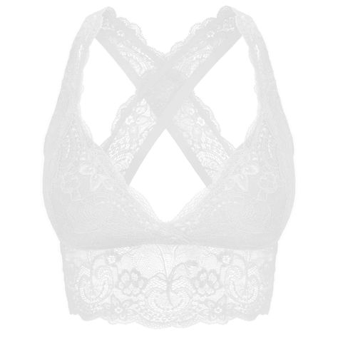 PRICES MAY VARY. DELICATE DESIGN – The lace bralette with soft, removable cups for padding when you want them and a natural shape when you don't. This lightweight lace bralette is ideal for everyday use and ultimately offers paramount comfort. Bra design - V neck, it can show your most attractive breast ditch and sexy clavicle, translucent lace mesh and floral edge, always make your beauty back stand out. A wireless bra, you won't believe how much lift this bralette can give! This bralette top f Bra Design, Comfort Bra, Lace Halter Bralette, Halter Bralette, Bralette Top, Delicate Design, Everyday Bra, Bralette Tops, Wireless Bra