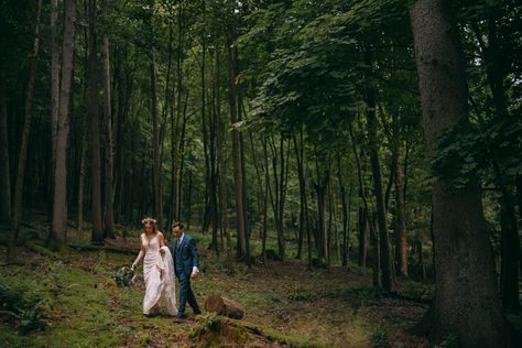 Spillian has some of the most magical fern covered forests in the Catskills Joshua Brown, Tiny Wedding, The Catskills, Evergreen Forest, Hudson Valley Wedding, Unique Wedding Venues, Valley Wedding, Detail Shots, Nyc Wedding