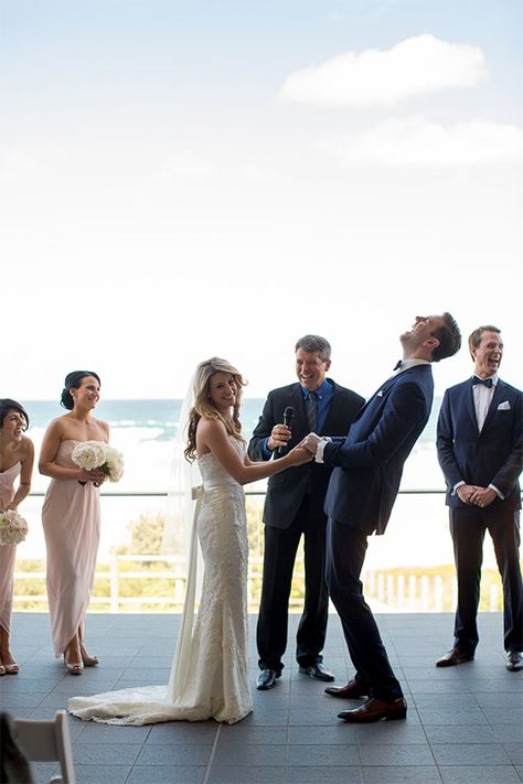 Seven years after sharing their first kiss on Maroubra beach, Sarah and Shaun returned for their fairytale surf club wedding. Surf Club Wedding, Maroubra Beach, Easy Weddings, Surf Club, First Kiss, Club Wedding, Simple Weddings, Wedding Sneaker, Real Weddings