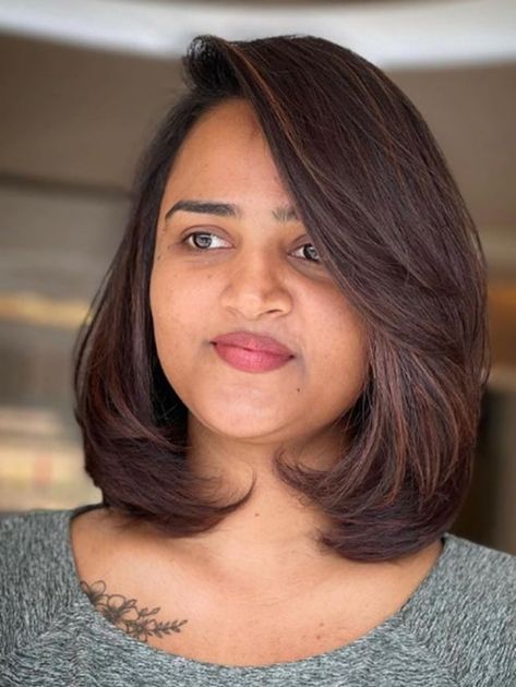 Cute Short Hairstyle For Indian Women Short Hairstyle Women Indian, Hair Styles For Short Hair Indian, Indian Short Hair, Short Hair For Chubby Faces, Indian Hair Cuts, Cute Short Hairstyles, Short Hair Cuts For Round Faces, Haircut 2024, Layered Haircuts For Medium Hair