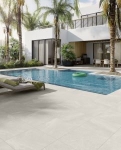 Products - Del Conca Porcelain Tiles Pool Coping Ideas, Large Concrete Pavers, Pool Deck Tile, Residential Bathroom, Porcelain Pavers, Pool Pavers, Florida Pool, Dream Backyard Pool, Pool Finishes