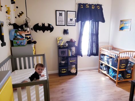 Batman Baby Room, Batman Nursery, Batman Baby, Baby Batman, Moving In Together, 3d Shapes, Diy Life Hacks, Diy Life, Nursery Ideas