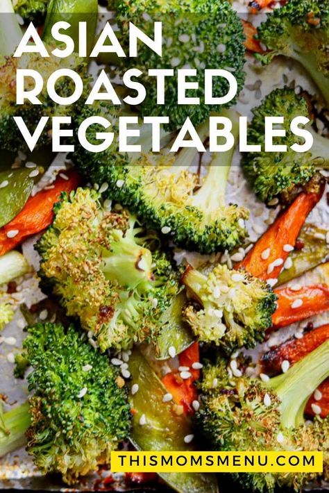 With just a few minutes of hands-on time required, these Asian Roasted Vegetables are perfect for an easy, quick, and healthy weeknight side dish. Asian Marinade, Roasted Veggies In Oven, Cooking Fresh Green Beans, Cooking Onions, Keto Sides, Chinese Vegetables, Baked Veggies, Asian Vegetables, Wontons