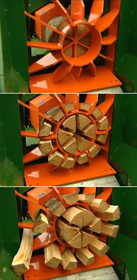 Log splitter Wood Splitter Ideas, Log Splitter Ideas, Splitting Firewood, Firewood Splitter, Kindling Splitter, Wooden Fences, Chopping Wood, Splitting Wood, Wood Splitter