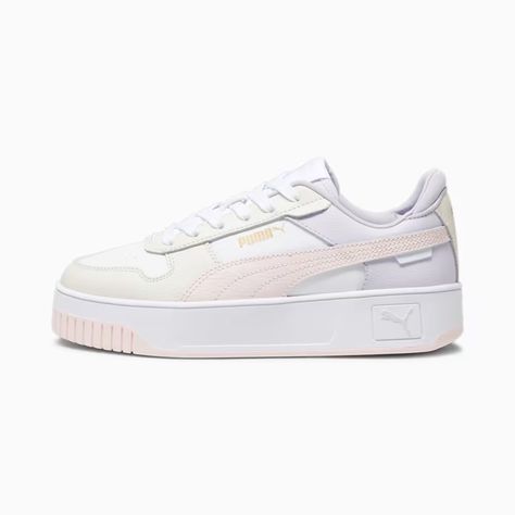 Puma Sneakers Women, Puma Carina, White Puma, Puma Cat, Legging Sport, Cat Logo, Puma Sneakers, Women Street, Sneakers Women