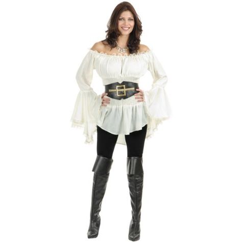 Costumes Homemade, Pirate Lady, Pirate Costume Diy, Female Pirate Costume, Pirate Outfit, Pirate Wench, Pirate Halloween, Pirate Shirts, Mermaid Costume