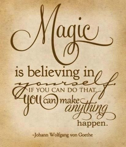 Magic happens when you believe in yourself Magic Quotes, Best Inspirational Quotes, A Quote, The Words, Great Quotes, Positive Affirmations, Inspirational Words, Wise Words, Favorite Quotes