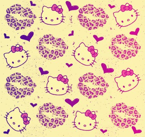 Hk cheetah lips Hello Kitty Zebra Print, Hello Kitty Phone Wallpaper, Hello Kitty Wallpapers, Zebra Print Wallpaper, Cheetah Print Background, Cheetah Background, Hello Kitty Imagenes, Kitty Kisses, Kawaii Background