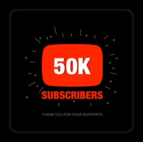 50K Subscribers thank you post. Thank you fans for 50K Subscribers. 50k Subscribers, Cute Couple Art, Couple Art, Vector Art, Vector Free, For Free, Thank You, Clip Art, Fan