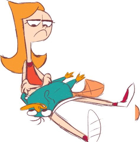 I'm 300% sure that this happened not ONLY once. #Candace_Gertrude_Flynn #Perry_the_Platypus Candace Flynn Fanart, Perry The Platypus Fanart, Phineas And Ferb Fanart, Ferb Fanart, Phineas And Isabella, Candace Flynn, Milo Murphy, Phineas E Ferb, Phineas Y Ferb