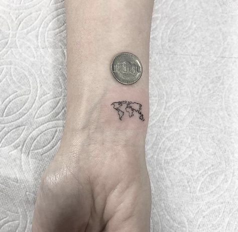 World Map Tattoos, Map Tattoo, Map Tattoos, Shape Tattoo, Detailed Tattoo, 1 Tattoo, Pattern Tattoo, Tattoo Trends, Flower Tattoo Designs