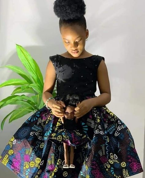 Children Ankara Ball Gown Styles, Kampala Styles For Children, Ankara Ball Gown For Kids, Latest Children Ankara Gown, Children Ankara Gowns, Children Wears, Nigerian Traditional Dresses, Braid Styles For Girls, Pink Dresses For Kids