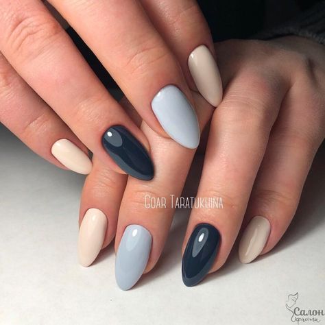 Blue And Beige Nails, Mary Johnson, Beige Nails, Flower Nails, Beauty Nails, Makeup Nails, Nails Inspiration, Cute Nails, Nail Inspo