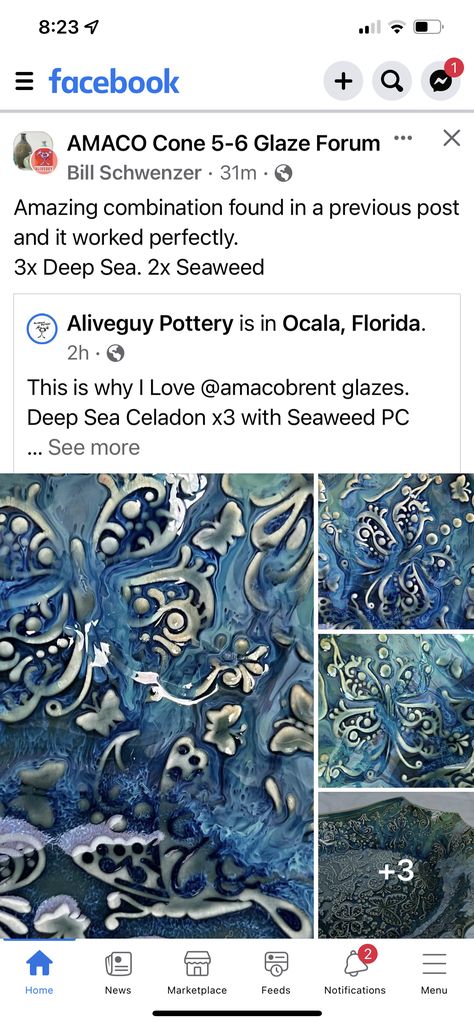 Amaco Glazes, Pottery Glazes, Ceramics Projects, Color Tile, Deep Sea, Ceramic Pottery, Starry Night, Glaze, I Love