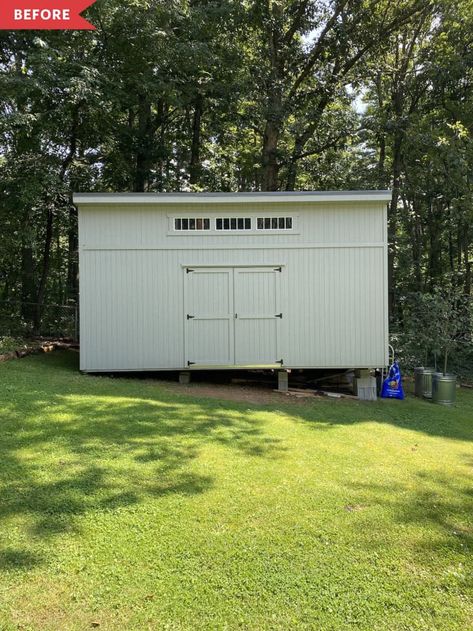 Shed Skirting, Shed Makeover, Fishing Shack, Garage Addition, Cement Blocks, Yard Tools, Makeover Before And After, Outdoor Sheds, Sweet Home Alabama