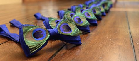 Royal Blue Bow Tie, Blue Bowtie, Feather Bow Ties, राधे राधे, Groomsmen Bowtie, Parth Samthaan, Royal Blue Wedding, Kids Bow Ties, Peacock Wedding