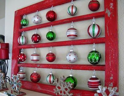 10 Creative Ornament Displays Ornament Holder, Diy Christmas Ornament, Ornament Display, Navidad Diy, Noel Christmas, Christmas Deco, Love Christmas, Christmas Stuff, Holiday Decorating