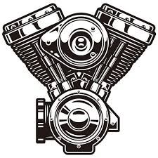 Wall decal Motor Evolution Engine Harley Davidson | MuralDecal.com Engine Tattoo, Motorcycles Logo Design, Motor Tattoo, Harley Davidson Engines, Harley Davidson Tattoos, Hd Wallpapers For Pc, Motorcycle Drawing, Monochrome Style, Monochrome Fashion