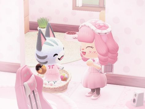 Acnh Cutecore, Kawaii Cutecore, Soft Pink Theme, Animal Crossing Villagers, Kawaii Core, Animal Crossing Pocket Camp, My Little Pony Drawing, Pony Drawing, Cute Games