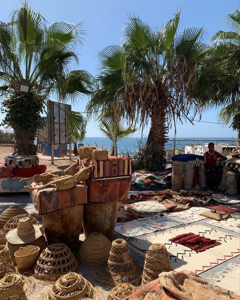 Moroccan Summer Aesthetic, Morocco Bazaar, Taghazout Morocco, Morocco Beach, Morocco Aesthetic, Moroccan Aesthetic, Moroccan Inspiration, Visit Morocco, Moroccan Culture