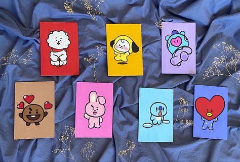 Blackpink Clay Art, Rectangular Canvas Painting Ideas Easy, Tata Painting, Kpop Canvas Painting, Box Cards Tutorial, Anime Canvas Painting, Cute Easy Paintings, Doddle Art, Disney Canvas Art