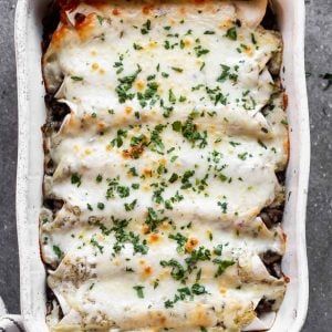 Salsa Verde Beef, Enchilada Burrito, Ranch Chicken Enchiladas, Carnitas Recipes, Mushroom Enchiladas, Enchiladas Beef, Beef And Mushrooms, Crockpot Taco, Beef Mushroom