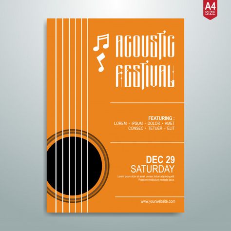 Music School Poster, Music Poster Design Graphics, Music Teacher Posters, Music Fest Poster, Lyrics Notebook, Live Music Poster, Graphic Design Invitation, Fest Poster, Music Graphic Design