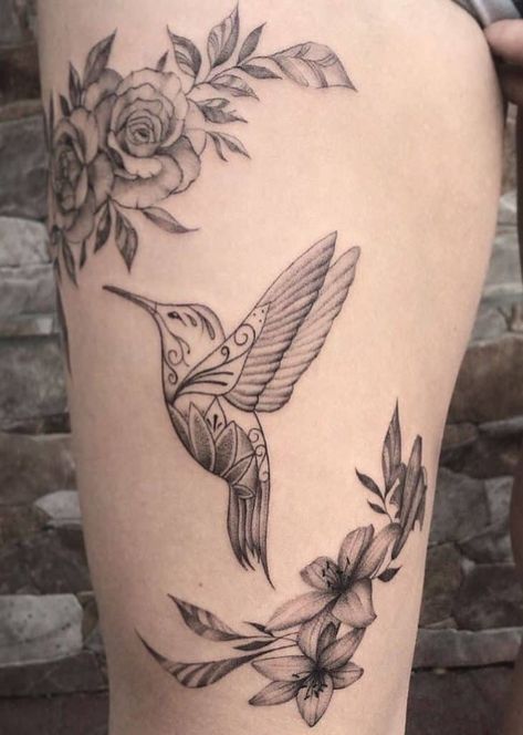 Hummingbird Tattoo With Orchids, Ornamental Hummingbird Tattoo, Mexican Style Hummingbird Tattoo, Abstract Hummingbird Tattoo, Hummingbird Rib Tattoo, Flower Hummingbird Tattoo, Aztec Hummingbird Tattoo, Black And White Hummingbird Tattoo, Traditional Hummingbird Tattoo