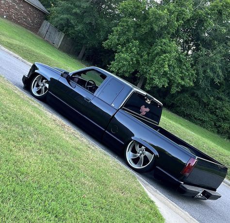 Trucks Lowered, Chevy Trucks Lowered, Obs Chevy, Slammed Trucks, Bagged Trucks, Chevy 1500, Dropped Trucks, Mini Truck, Lowered Trucks