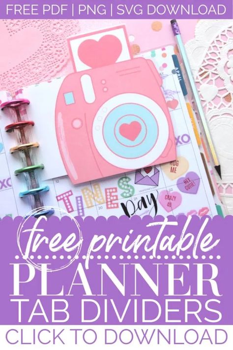 Christmas Planner Printables, Happy Planner Free Printable, Planer Organisation, Happy Planner Printables, Tab Dividers, How To Make Planner, Free Printable Planner, Planner Tabs, Free Printable Planner Stickers