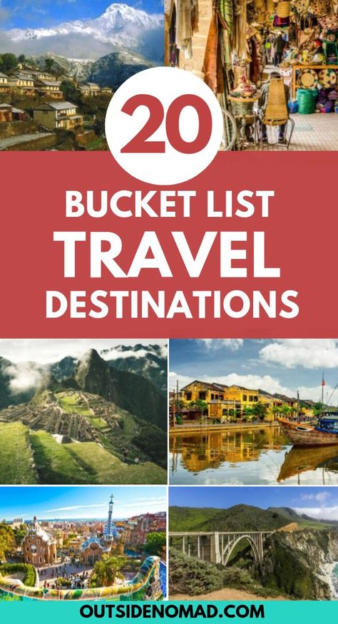 Bucket List Travel Destinations, Unique Travel Destinations, Bucket List Travel, Travel Motivation, Us Travel Destinations, Unique Travel, Top Travel Destinations, Bucket List Destinations, Destination Voyage