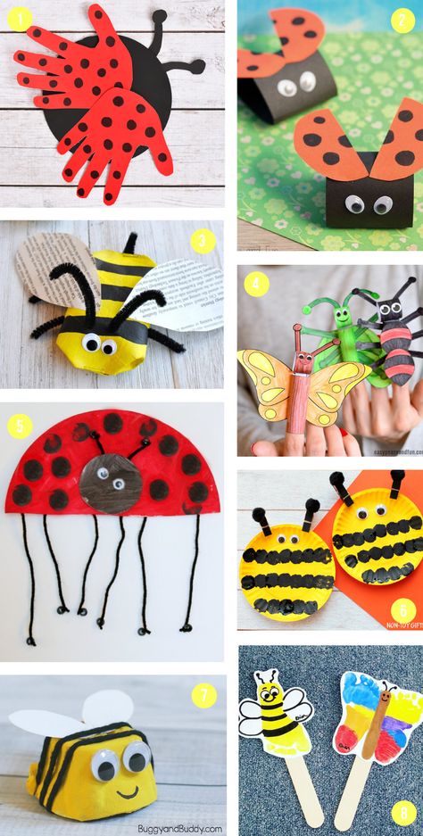 The Best Spring Crafts for Kids | Easy DIY art projects for children of all ages - from toddlers and preschoolers to kindergarten, elementary and beyond. Celebrate the first day of spring or Easter with simple crafts to make including flowers, trees, bird feeders, outdoor garden, butterflies, bugs and more! Great for home decorations, keepsakes or school activity. #spring #crafts #craftsforkids #activitiesforkids Crafts For Kids Easy Diy, Easy Diy Art Projects, Kunst For Barn, Diy With Kids, Plate Crafts For Kids, Season Activities, Crafts For Kids Easy, Kerajinan Diy, Spring Art Projects