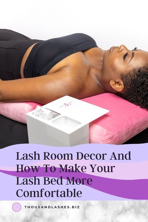 LASH ROOM DECOR AND HOW TO MAKE YOUR LASH BED MORE COMFORTABLE How do you set up a lash room? Small lash room Ideas? What type of beds do lash techs use? How do you make a comfy lash bed? Does adding a mattress topper help? In this blog, I will give you lash room setup ideas, tips, and making your lash bed more comfortable. Small Lash Room Ideas, Small Lash Room, Lash Room Ideas, Lash Bed, Small Lashes, Lash Room Decor, Lash Extensions Styles, Lash Salon, Artist Tips