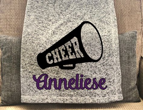 Cheer Team Gift, Sideline Cheer, Cheerleader Gifts, Cheer Team Gifts, Red Truck Decor, Birthday Gift For Daughter, Personalized Throw Blanket, Decorative Throws Blanket, Cheerleading Gifts