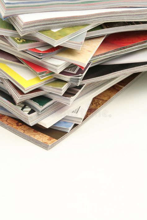 Stack Of Magazines, Magazine Table, Modern Muse, Print Magazine, Photo Magazine, A Table, Royalty Free Stock Photos, Stock Images, Magazine