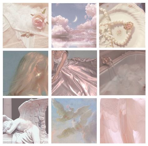 Angelcore Aesthetic, Aphrodite Aesthetic, Wallpaper Doodle, Fairy Aesthetic, Mood Board Inspiration, Mood Board Design, Gods And Goddesses, Character Design Inspiration, Mood Boards