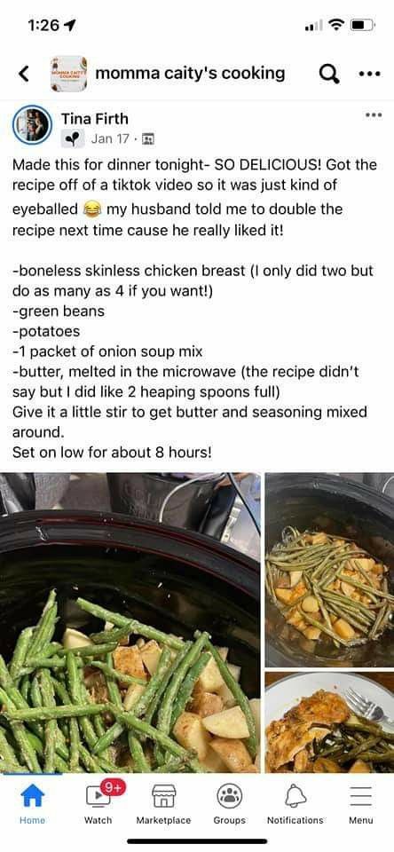 Crockpot Chicken Green Beans Potatoes Onion Soup, Chicken Onion Soup Mix Recipe, Chicken Green Beans Potatoes, Crockpot Chicken And Potatoes, Potato Recipes Crockpot, Onion Soup Mix Recipe, Green Beans And Potatoes, Freezer Meal Prep, Onion Soup Mix