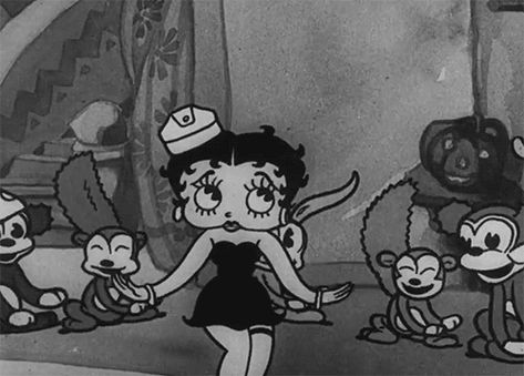 Betty Boop Gif, Vintage Animation, Betty Boop Halloween, 1930s Cartoons, Betty Boop Classic, Betty Boop Art, Betty Boop Cartoon, Betty Boop Pictures, Dancing Gif