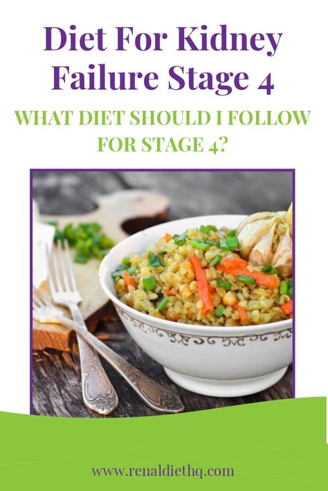 What Diet Should I Follow? In this post you will learn more about the stage 4 kidney diet. What to eat, what to stay away from, and where you can indulge. | Chronic Kidney Disease Diet Stage 4 Tips | Stage 4 Kidney Disease Renal Diet Menu, Ckd Diet, Renal Recipes, Ckd Recipes, Kidney Friendly Recipes Renal Diet, Kidney Diet Recipes, Healthy Kidney Diet, Heart Healthy Recipes Low Sodium, Renal Diet Recipes