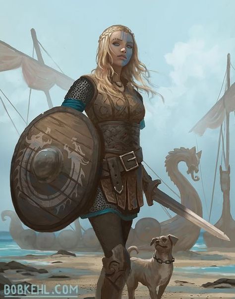 Norse Shield, Jhin League Of Legends, Viking Character, Shield Maiden, Viking Woman, Viking History, Viking Art, Dungeons And Dragons Characters, Viking Warrior