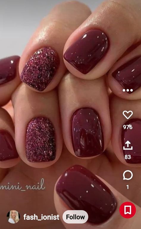 Red Wine Nails, Maroon Nail, Wine Nails, Squoval Nails, Light Elegance, Homecoming Nails Acrylic, Gel Nail Colors, Nails 2021, Brown Fall