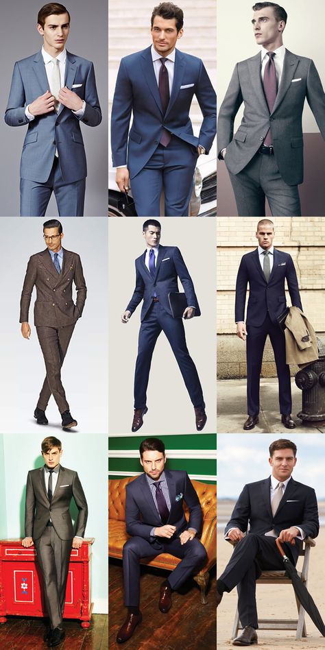 Mens Lightweight Spring/Summer Formal Suiting Lookbook Business Formals, Suits And Ties, Men In Suits, Suit Guide, Suits Outfits, Style Gentleman, Summer Office Wear, Herren Style, Male Teacher