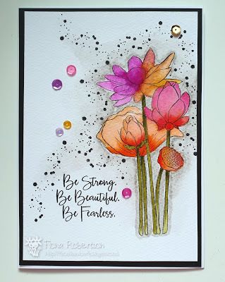 Fi's cards and crafts: Well, well, well... Get Well Card Ideas Handmade, Watercolor Get Well Cards Handmade, Get Well Watercolor Cards, Watercolor Get Well Cards, Hand Painted Cards Ideas, Art Cards Ideas, Homemade Get Well Cards, Watercolor Flower Cards, Paper Cards Diy