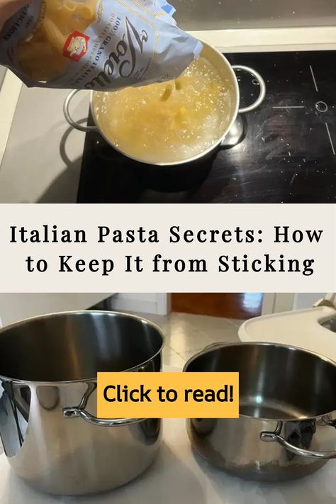 Join me in the kitchen as I share how to keep your pasta from sticking, Italian-style. You won't believe how easy it is! How To Store Cooked Pasta, Pasta Toppings, One Pan Pasta, Pasta Al Dente, Buffalo Mozzarella, One Pot Pasta, Italian Cooking, Italian Pasta, Pizza Bread