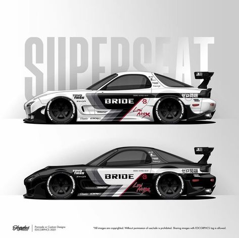 Race Car Livery Ideas, Livery Design Cars, Corvette Livery, Carx Drift Racing Livery, Drift Car Livery Design, Jdm Livery, Race Car Livery, Car Livery Design, Rx7 Mazda