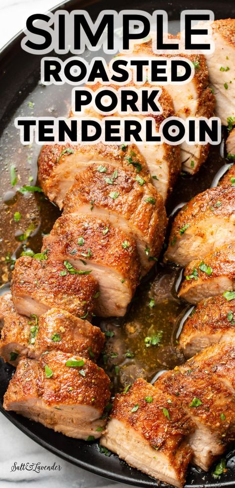 Baked Tenderloin, Healthy Pork Tenderloin Recipes, Pork Tenderloin Sides, Best Pork Tenderloin, Baked Pork Loin, Easy Pork Tenderloin Recipes, Roasted Pork Tenderloin Recipes, Easy Pork Tenderloin, Healthy Pork Recipes