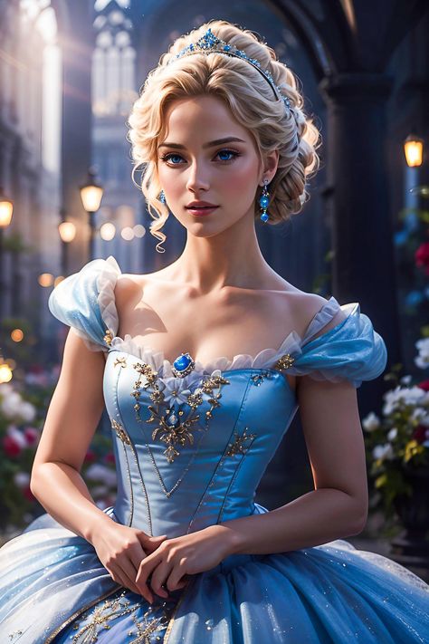 Cinderella Makeup Look Disney Princess, Cinderella Makeup, Look Disney, Cinderella Hair, Disney Princess Modern, Fantasy Princess, Makeup Eyeliner, Cinderella, Makeup Looks