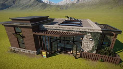 Warsztat Steam::Modern Rustic Modular Gift Shop Modern Zoo Architecture, Beaver Habitat, Zoo Gift Shop, Planet Games, Zoo Layout, Zoo Boo, Zoo Inspiration, Zoo Pictures, Zoo Architecture