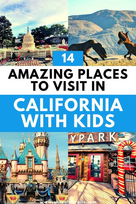 14 Amazing Places To Visit In California With Kids Northern California Family Vacation, Southern California Family Vacation, Things To Do In California With Kids, California Road Trip With Kids, California Family Vacation, Cali Christmas, La With Kids, Places To Visit In California, California With Kids